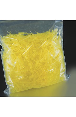 Наконечники до 200 мкл (от 1 мкл), желт, с фаской, 1000 шт/уп, Corning, (Кат № 4845уп)