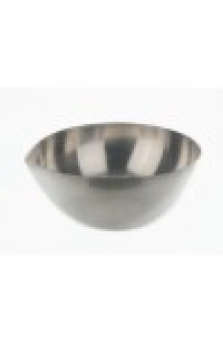 Чашка кристаллизационная, никель 99,6%, круглое дно, H=40 D=80 100 мл. (8023)