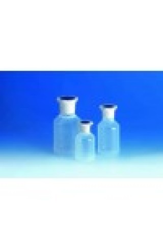 Бутыль широкогорлая, с пробкой NS 60/46, 2000 мл, пластиковая PP (1019940) (Vitlab)