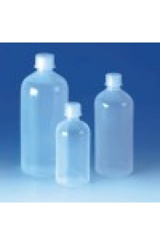 Бутылка узкогорлая, 100 мл, пластиковая PP, с завинчивающейся крышкой PP (94694) (Vitlab)