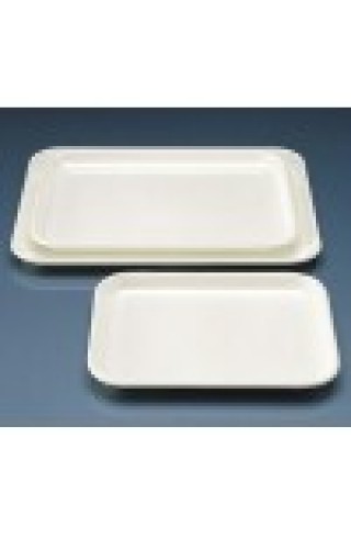 Поднос для инструментов, без крышки, 355x240x17 мм, пластиковый MF, белый (71898) (Vitlab)