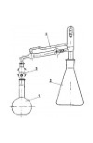 Прибор для отгонки спиртосодержащих жидкостей (ГФ 2.784.225) (1980)