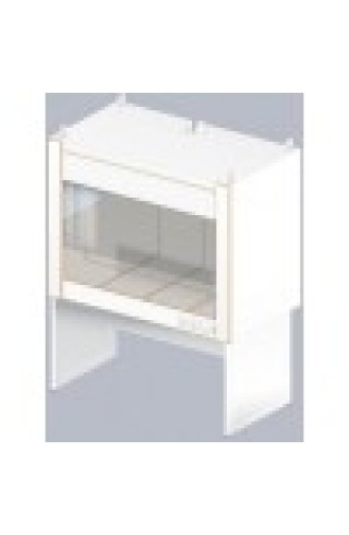 Шкаф вытяжной для муфельных печей ЛАБ-1600 ШВп (Керам. плитка)